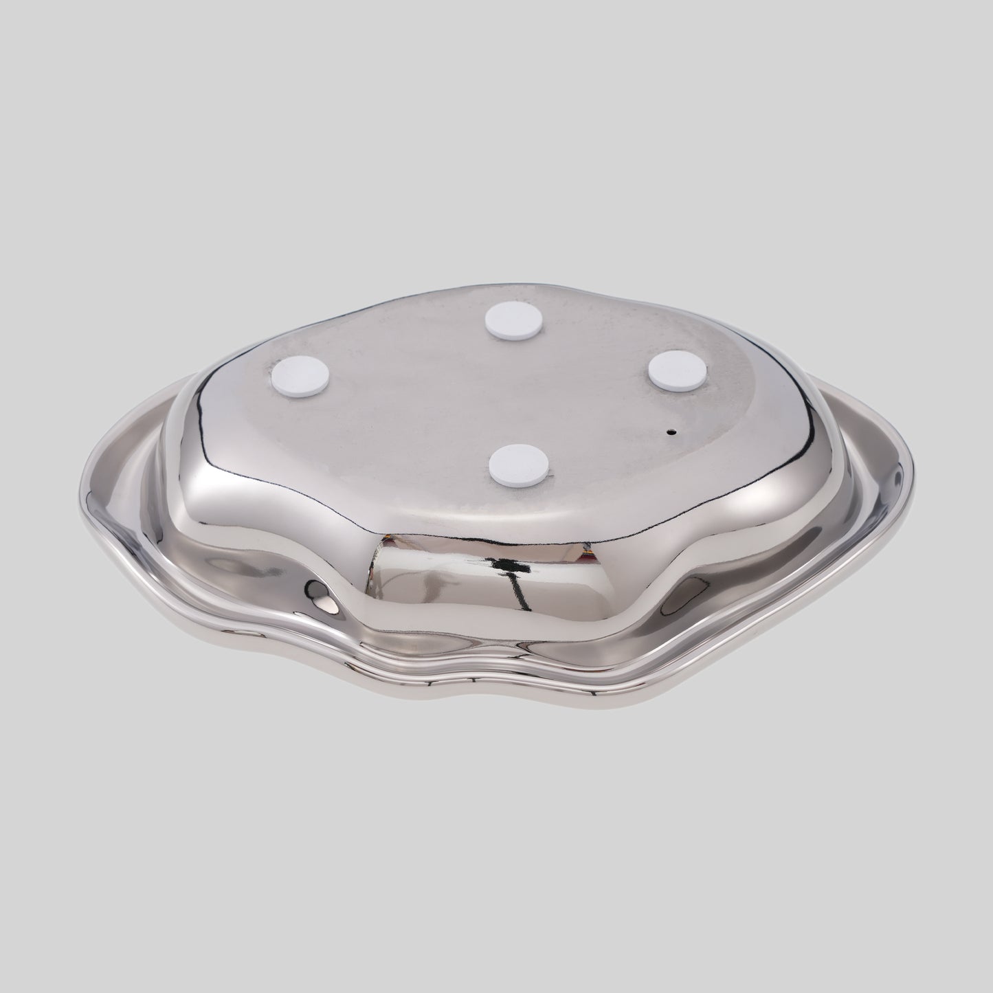 Puddle Decorative Tray (Chrome, 2 Size Options)