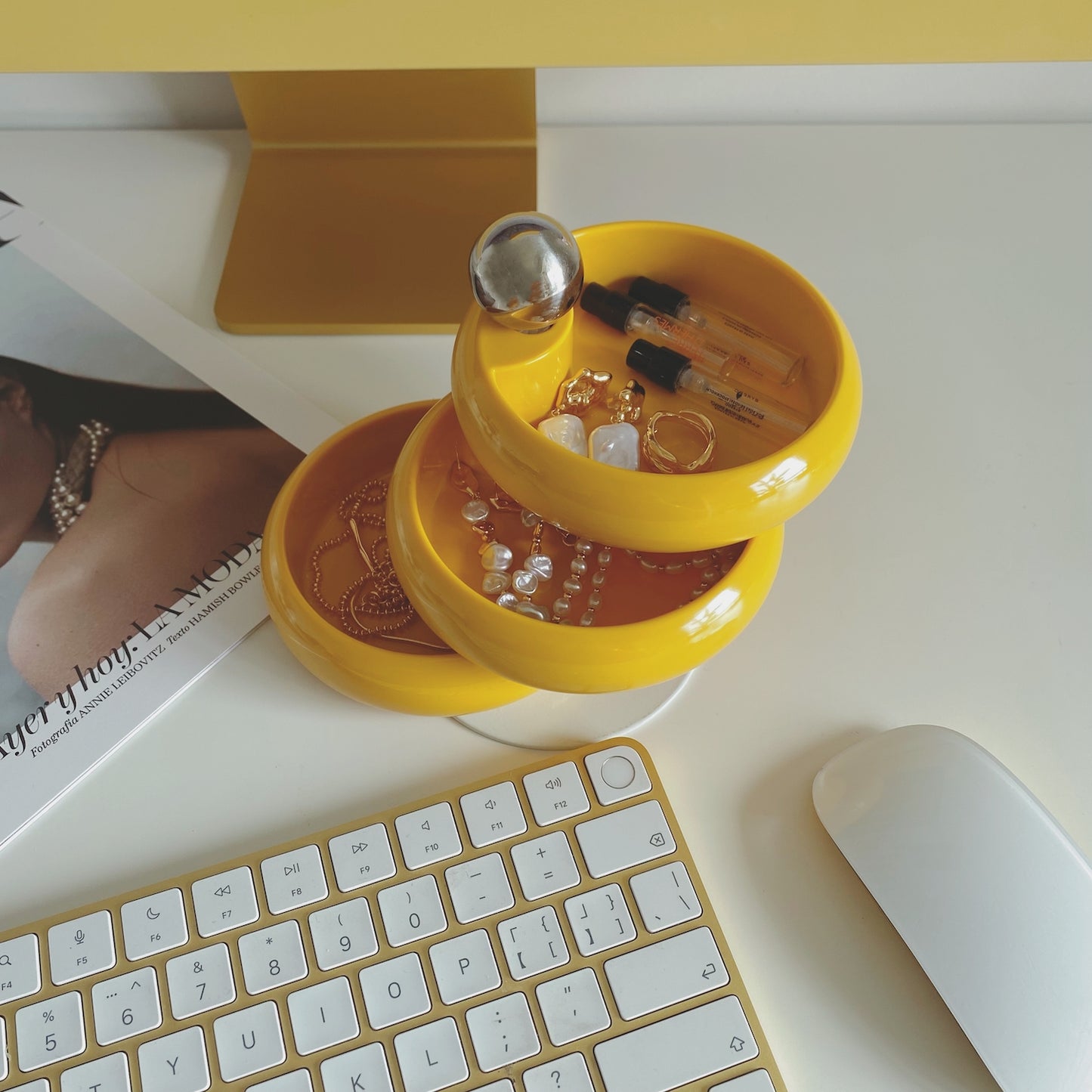 Jewellery Organiser Box (Mustard)